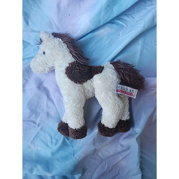 Douglas The Cuddle Toy Stuffed 9" Plush Brown And White Horse Pony Spot ❤️Spotty - Picture 1 of 6